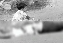 Heartbreaking images show 3-year-old crying over body of grandfather killed by Indian troops