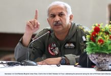 Air Chief witnesses operational exercise at PAF Base Qadri