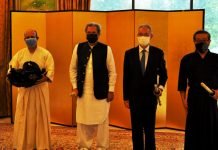 Kendo Armors (BOGU) presentation ceremony held at Embassy of Japan