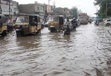 Fourth spell of monsoon rains inundates Karachi streets, kills two