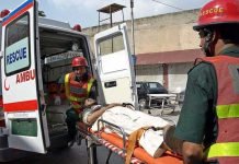 Youth killed, two injured in Faisalabad road mishap