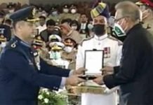 Investiture ceremony held at Aiwan-e-Sadr in Islamabad