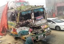 Five injured in bus-car collision Accident - The News Today - TNT
