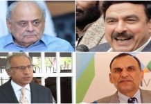 PM reshuffles cabinet Hafeez appointed Finance minister, Rasheed Interior Minister Ijaz Shah, Swati, Rasheed and Hafeez - The News Today - TNT