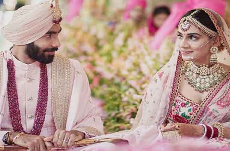 Jasprit Bumrah marries former Miss India Sanjana Ganesan Bumrah1 - The News Today- TNT
