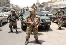 Rangers called in four Punjab cities Rangers - The News Today- TNT