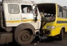 Three killed, five injured in coach-truck collision in Swabi accident - The News Today - TNT