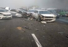 Three dead, 10 injured in Lahore motorway pile-up
