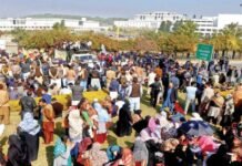 Teachers stage protest outside Parliament House against Local Government Ordinance Teachers - The News Today - TNT