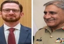 US envoy calls on army chief, hails Pakistan’s efforts to organize 17th OIC special moot Special Representative of the United States (US) for Afghanistan, Thomas West and Chief of Army Staff (COAS) General Qamar Javed Bajwa