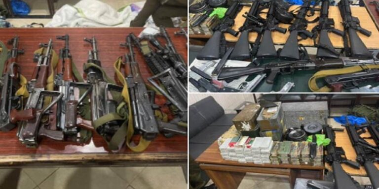Police seize huge cache of weapons from PTI leader’s house in Lahore