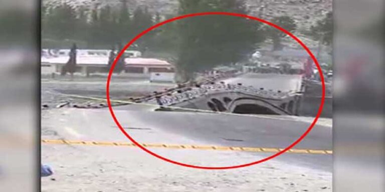 Shishper glacier outburst: Main bridge connecting Pak-China gets washed away