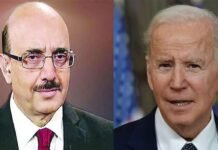 Pakistani envoy to US Masood Khan meets President Biden Biden - The News Today - TNT