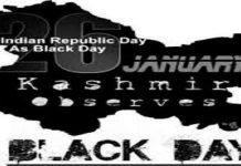 Kashmiris across globe marking January 26 as Black Day Black Day - The News Today - TNT