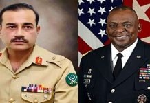 Lloyd J. Austinm US Secretary of Defense telephones COAS Gen Asim Munir COAS - The News Today - TNT