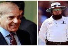Premier Shehbaz lauds services of umpire Aleem Dar Shehbaz - The News Today - TNT