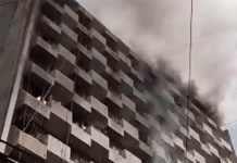 Karachi building fire claims man’s life, leaves several gasping for breath Fire - The News Today - TNT