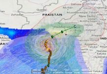Sea turns violent around Sajawal as Biparjoy brings downpour, gusty winds Biparjoy C - The News Today - TNT
