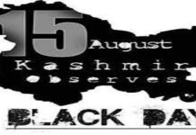 Kashmiris observe India’s independence day as black day to shake world opinion Black Day - The News Today - TNT