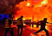 Five Trucks Set On Fire After Speeding Tanker Kills Biker Fire - The News Today - TNT