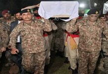 President, COAS attend funeral prayers of military officers martyred in Mir Ali Funeral - The News Today - TNT
