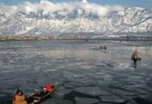 Dal Lake Partially Freeze Amidst Minus Temperature Dal - The News Today - TNT