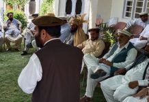 Ahmadzai Wazir Tribe Backs Check Dam Project in South Waziristan Jirga Ahmadzai Wazir tribe jirga