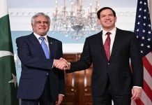 Rubio Admits Pakistan’s Sacrifices In War Against, Role In Global Peace Dar Rubio - The News Today - TNT