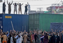 Islamabad, Lahore Paralyzed as TLP Protest Triggers Road Closures and Internet Blackout Roadblocks and heavy security during TLP protest in Islamabad and Lahore