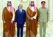 Pakistan–Saudi Accord and the Emerging Regional Order Flags of Pakistan and Saudi Arabia highlighting defence cooperation and Gulf power shifts