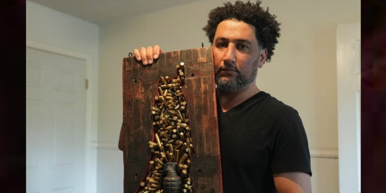 Palestinian artist carves memory and resistance into woodwork