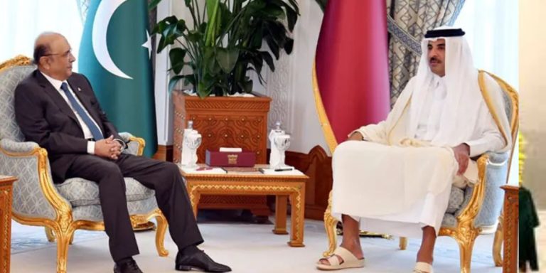 President Zardari, Emir of Qatar pledge to deepen bilateral ties