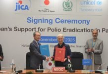 Japan announces US$3.5 million grant to support Pakistan’s polio vaccination drive