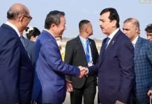 Senate Chairman Gilani arrives in Cambodia for Official Visit