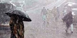 Heavy rain, thunderstorms and light snowfall disrupt daily life in AJK heavy rain in AJK