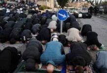 Eid prayers held outside Jerusalem’s old city as Al-Aqsa Mosque remains closed amid Israel-Iran war