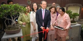 Ambassador of Japan inaugurates “Spring Reverie: Crafts of Pakistan” Sogetsu Ikebana exhibition in Lahore Ambassador of Japan inaugurates “Spring Reverie: Crafts of Pakistan” Sogetsu Ikebana exhibition in Lahore