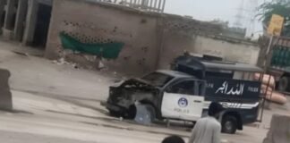 Five policemen injured in IED attack on patrol vehicle in Lakki Marwat Five policemen injured in IED attack on patrol vehicle in Lakki Marwat