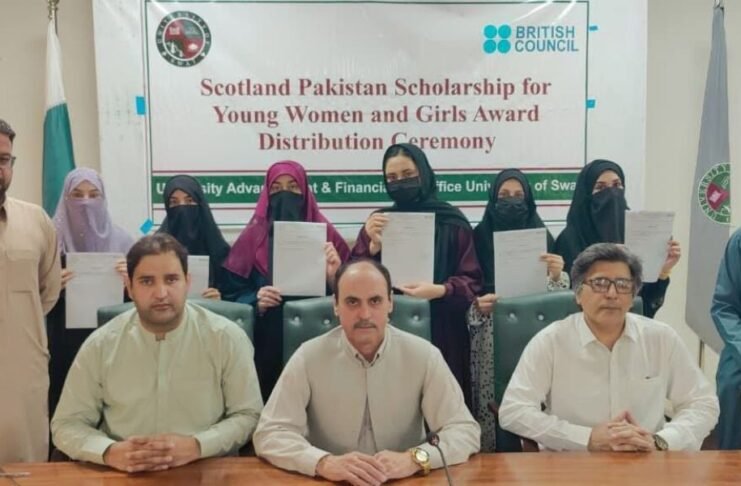 Swat varsity distributes Scotland Pakistan Scholarships to six students Swat varsity distributes Scotland Pakistan Scholarships to six students