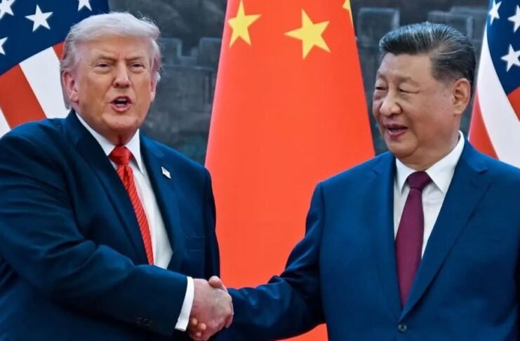 Trump in Beijing: A Visit of Powerlessness Trump and Xi Jinping handshake
