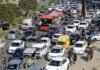 Karachi traffic police begin e-challans for lane violations on Shahrah-e-Faisal Karachi traffic police begin e-challans for lane violations on Shahrah-e-Faisal