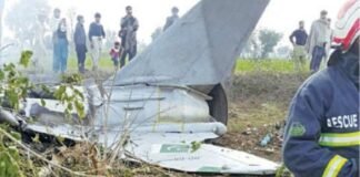 PAF trainer aircraft crashes in KP, both pilots martyred PAF trainer aircraft crashes in KP, both pilots martyred