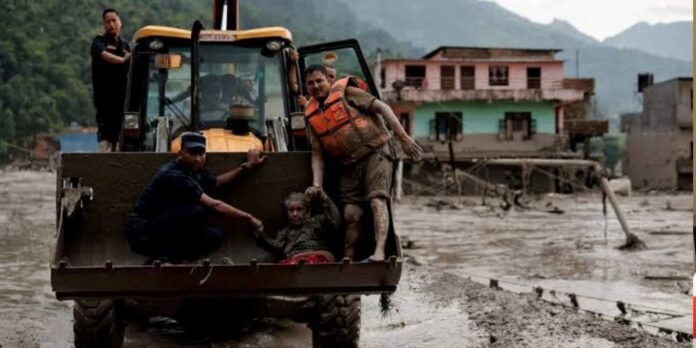 Rescue teams search for survivors after deadly floods hit Nepal, Tibet