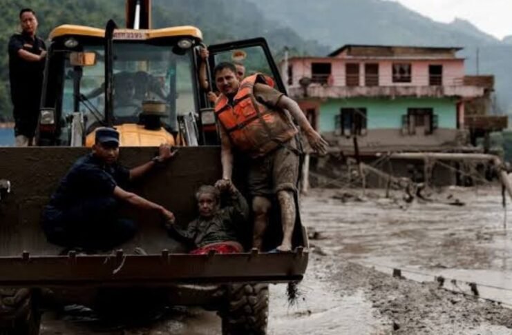 Rescue teams search for survivors after deadly floods hit Nepal, Tibet Rescue teams search for survivors after deadly floods hit Nepal, Tibet