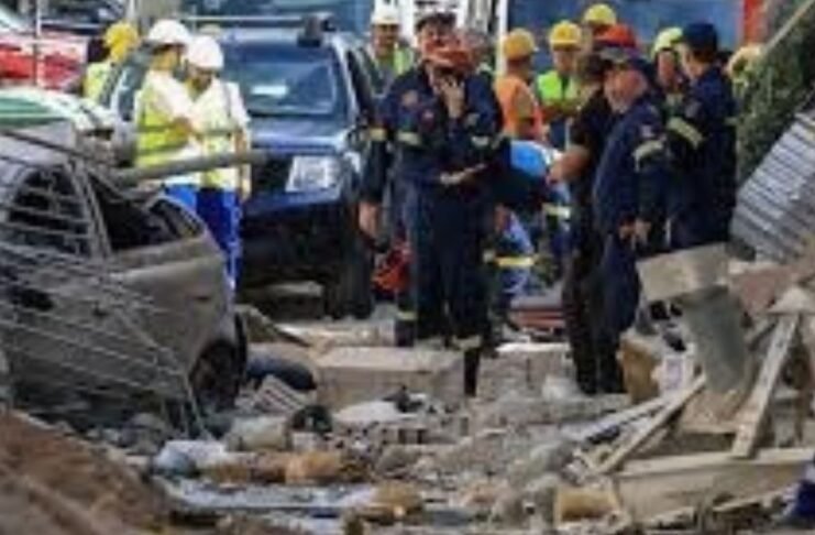 Six killed as building collapses after explosion in central Athens Six killed as building collapses after explosion in central Athens