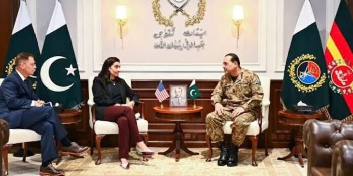 US Afghanistan War Commission delegation meets Field Marshal Asim Munir at GHQ US Afghanistan War Commission delegation meets Field Marshal Asim Munir at GHQ