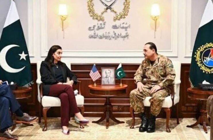 US Afghanistan War Commission delegation meets Field Marshal Asim Munir at GHQ US Afghanistan War Commission delegation meets Field Marshal Asim Munir at GHQ
