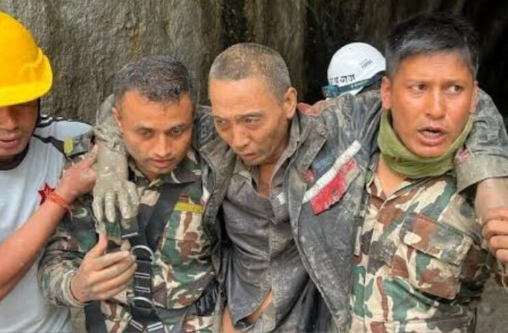 Chinese national rescued from Nepal tunnel 10 days after flash flood Chinese national rescued from Nepal tunnel 10 days after flash flood