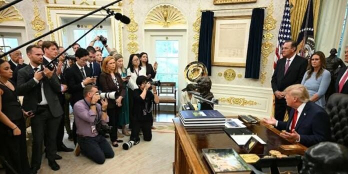 Trump says he is banning media outlets CNN, MS NOW, Politico from White House Trump says he is banning media outlets CNN, MS NOW, Politico from White House
