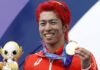 Japan’s Takumi Hojo wins first gold of Aichi-Nagoya Asian Games Japan’s Takumi Hojo wins first gold of Aichi-Nagoya Asian Games